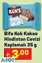 BİFA KEK KAKAO HİNDİSTAN CEVİZİ KAPLAMALI